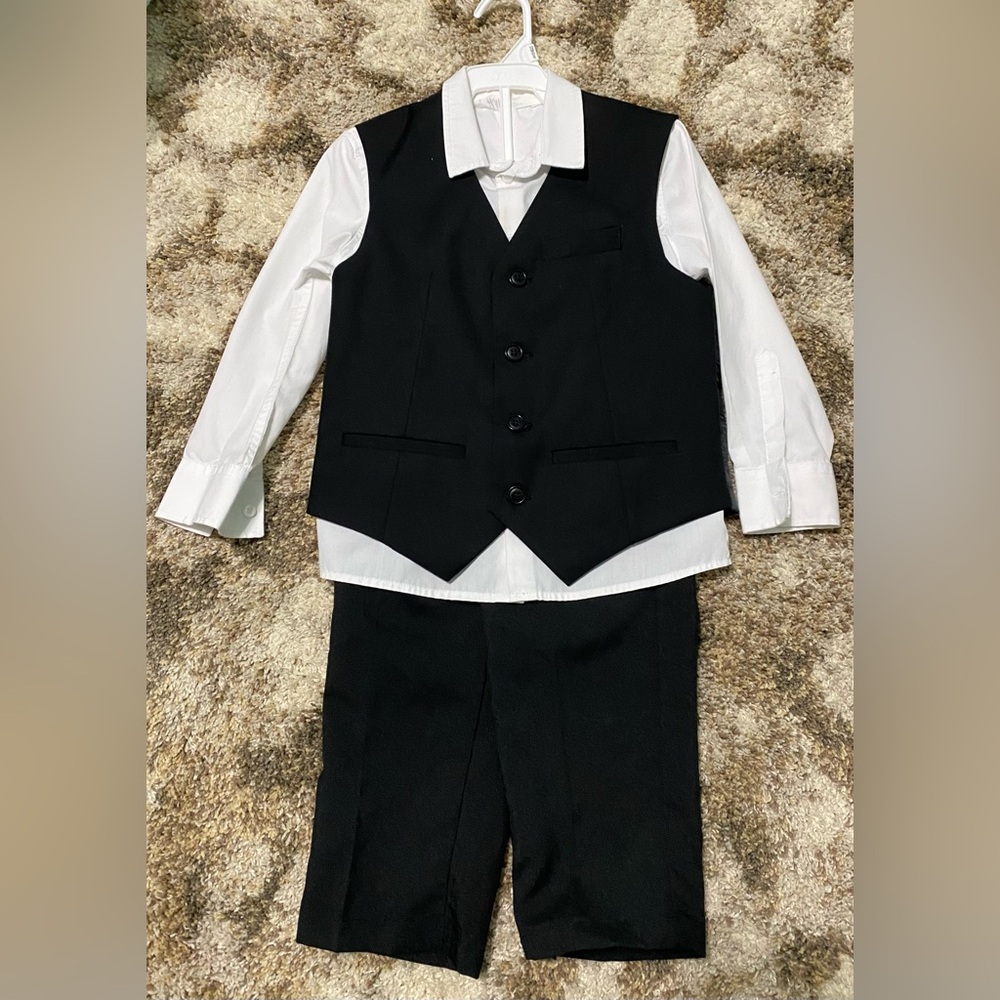 Formal Attire Tux Vest Dress Shirt for Boy